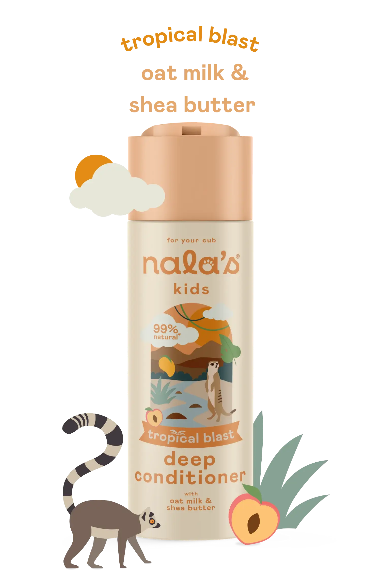 Image of Nala's Kids Tropical Blast Deep Conditioner 200ml