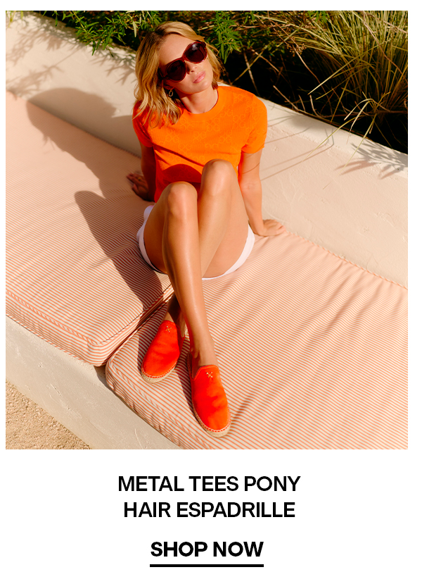 Metal Tees Pony hair Espadrille | Shop Now