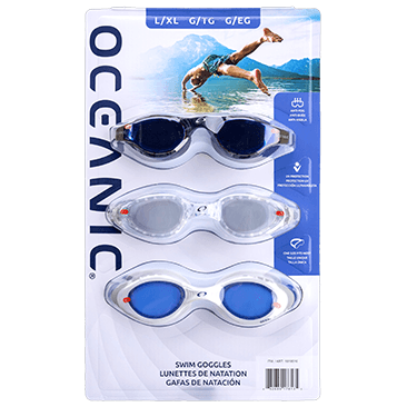 Oceanic Swim Goggles 3-Pack