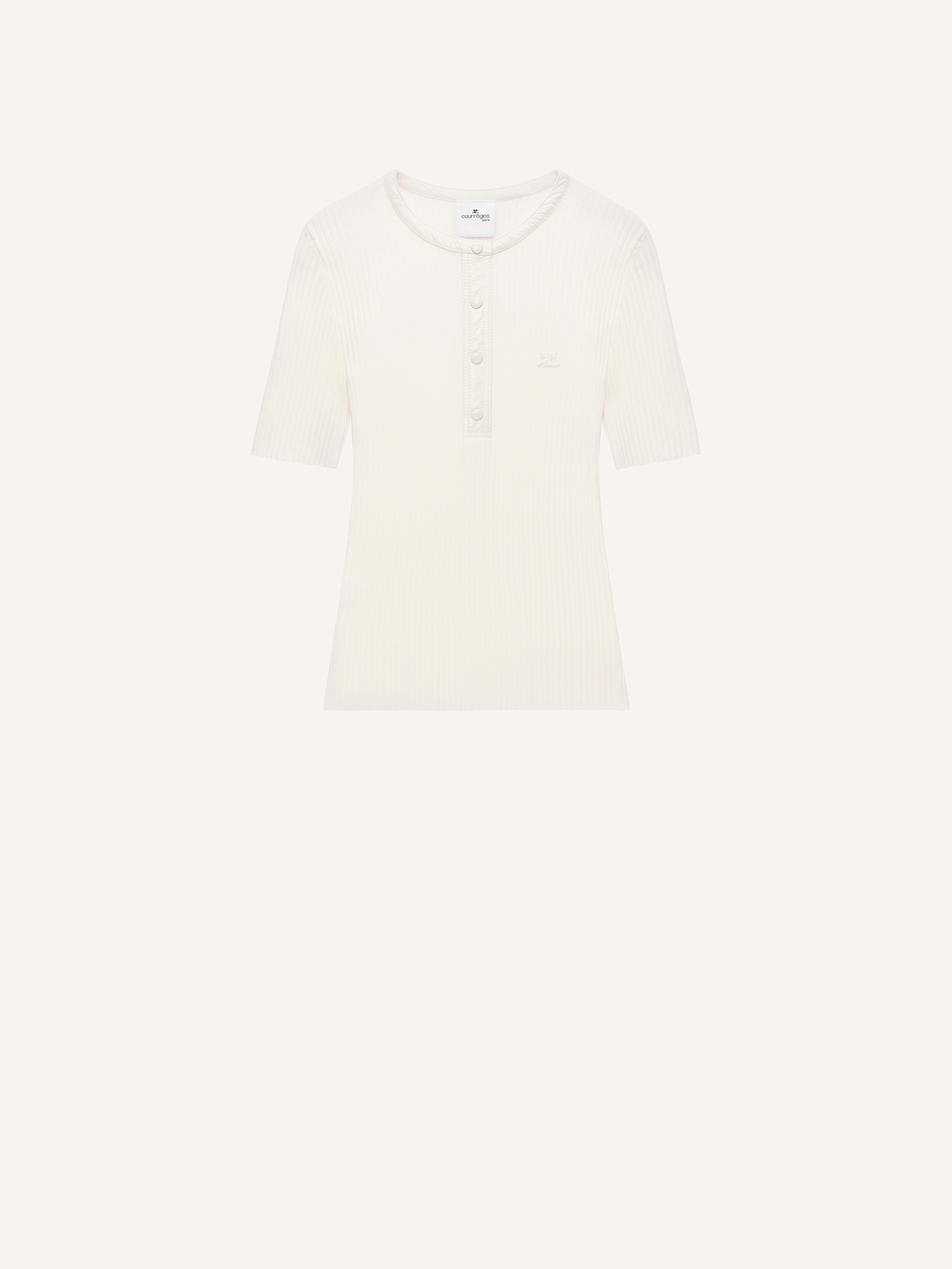 VINYL AND KNIT POLO