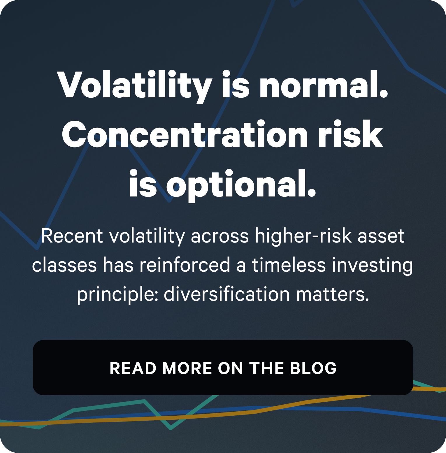Diversification in volatile markets: Why portfolio structure matters