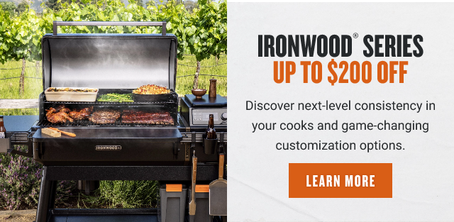 Up to $200 Off Ironwood Grills