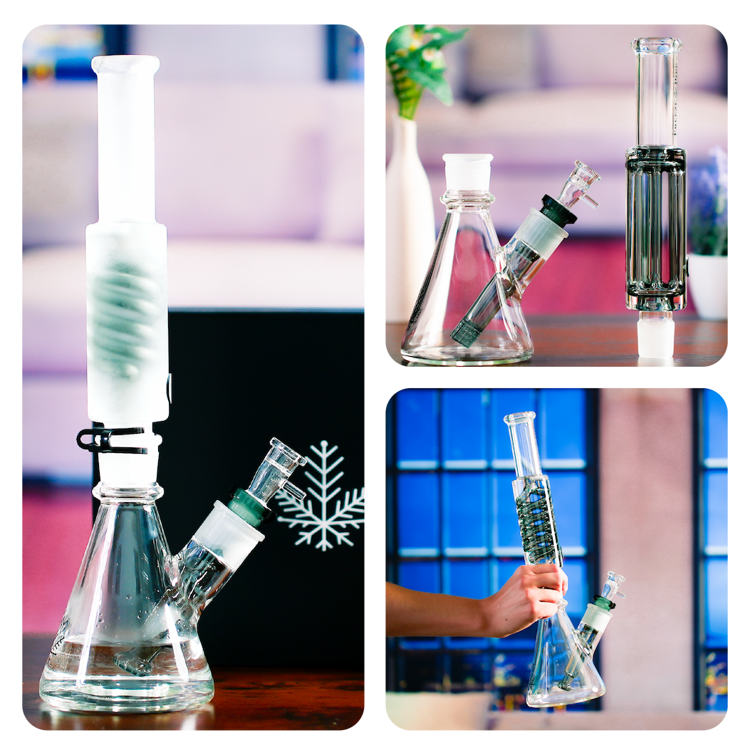 Freeze Pipe Beaker With Cooling Glass