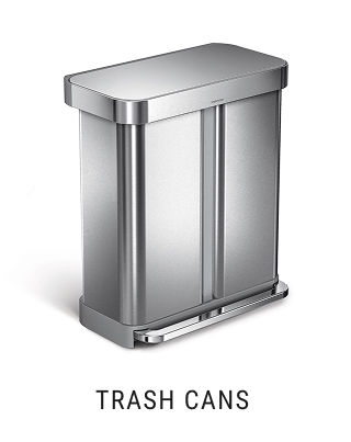 trash cans