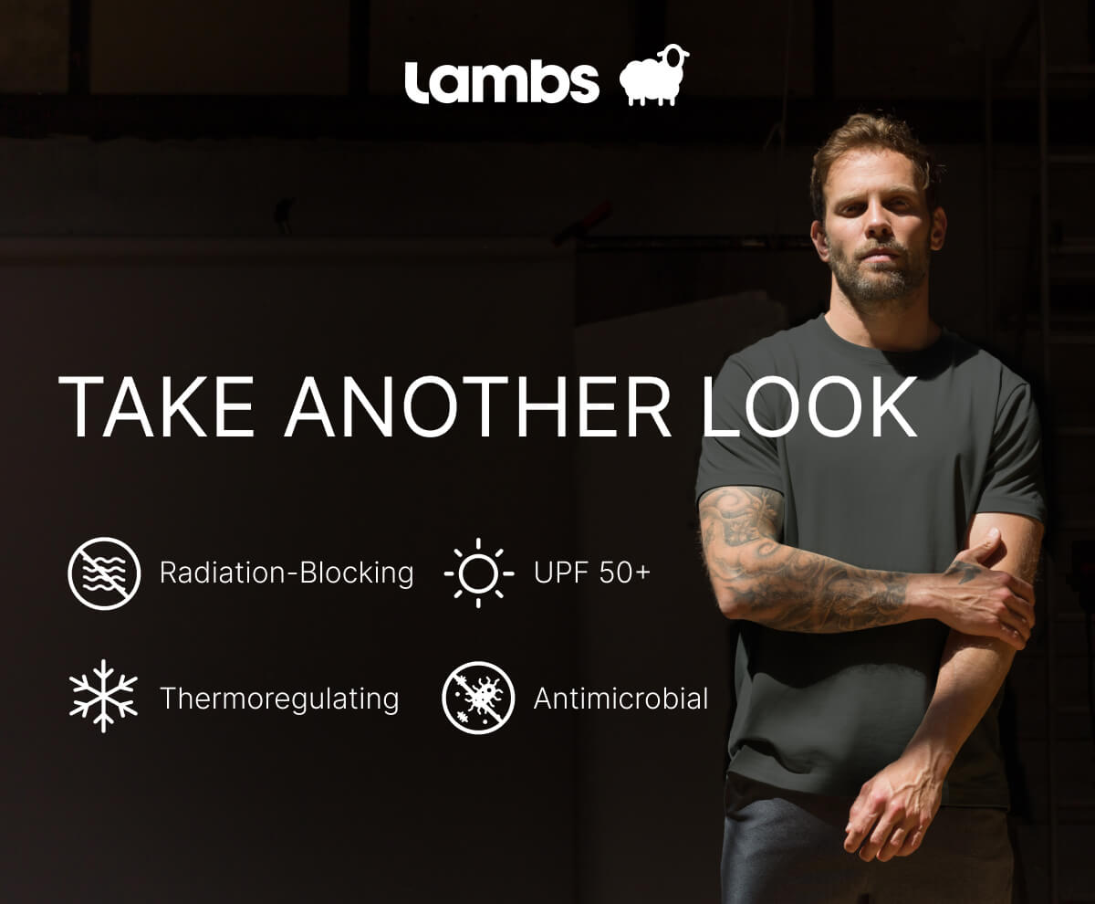  | lambs | TAKE ANOTHER LOOK - Radiation-Blocking, UPF 50+, Thermogulating, Antimicrobial