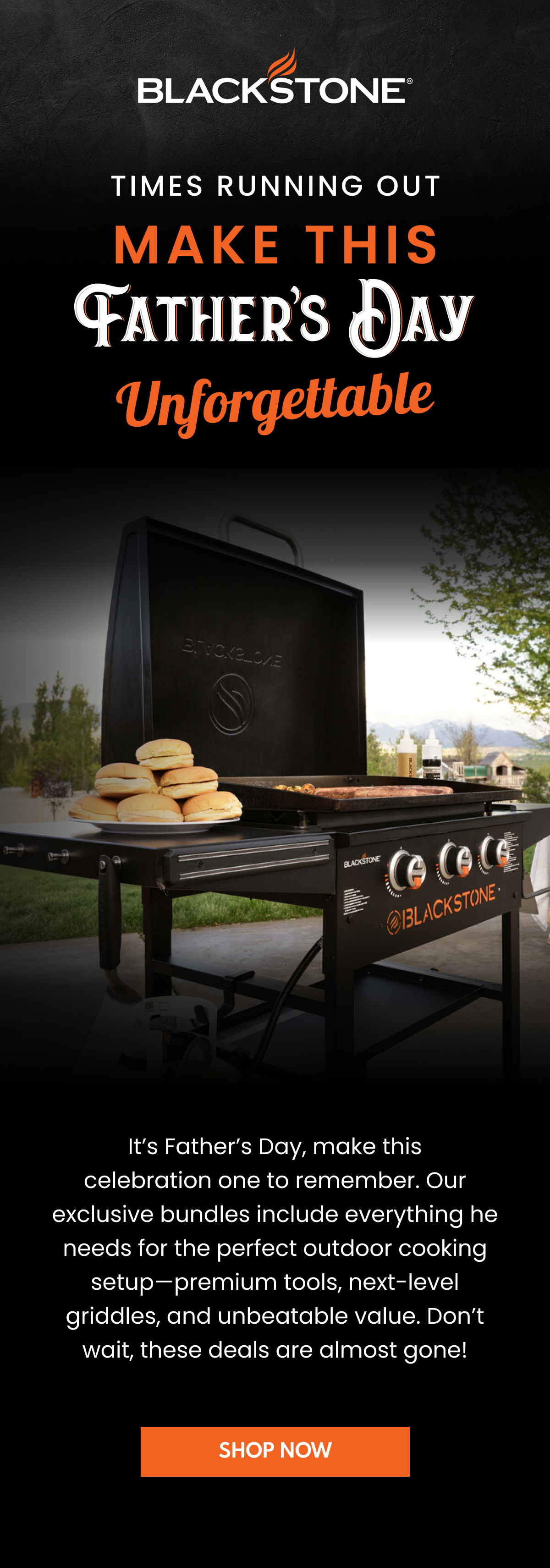 Times Running Out - Make This Father's Day Unforgettable