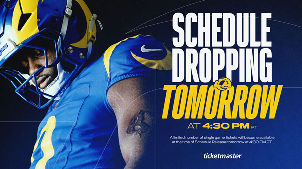 2026 Schedule Release is Tomorrow