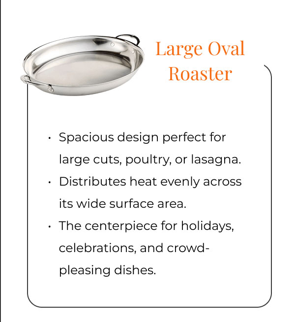 Large Oval Roaster
