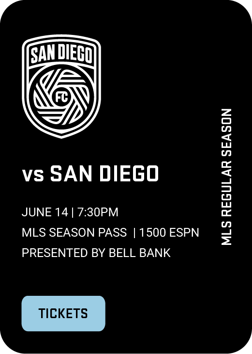 MNUFC vs SDFC | May 24 7:30 pm | MLS SEASON PASS