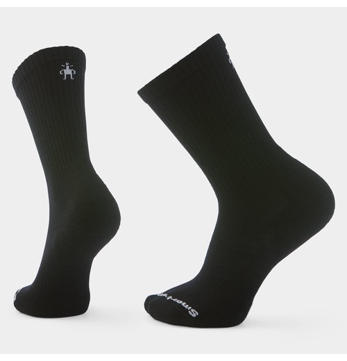 Everyday Athletic Crew Socks-Black / L