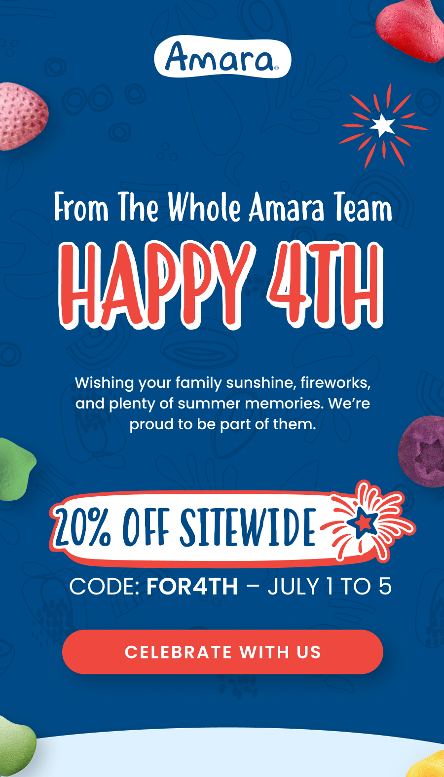 From The Whole Amara Team: Happy 4th!