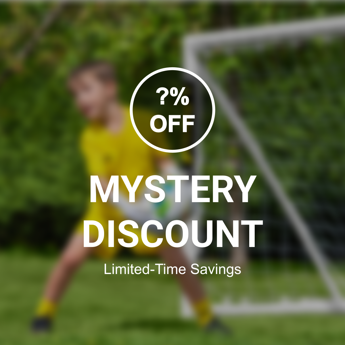 Mystery Discount: Limited-Time Savings.