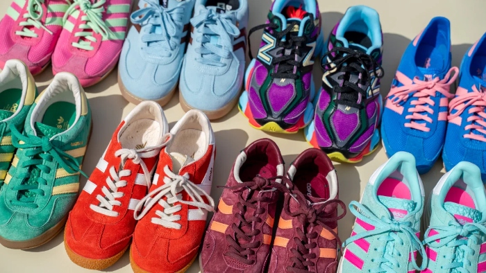 variety of Adidas sneakers