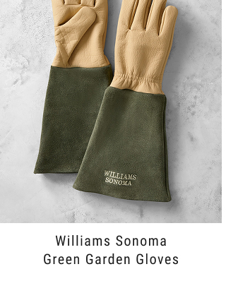 Williams Sonoma Green Garden Gloves