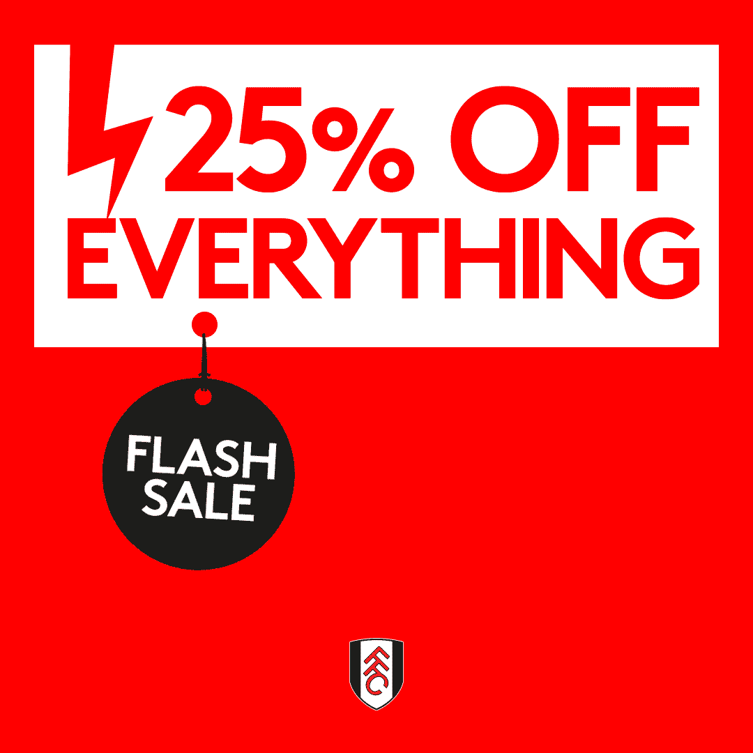 25% off Fulham FC Store