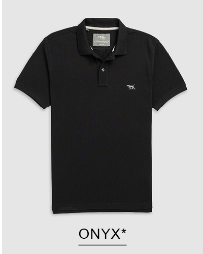 Shop The Gunn Sports Fit Polo, Onyx online and instore at Rodd & Gunn