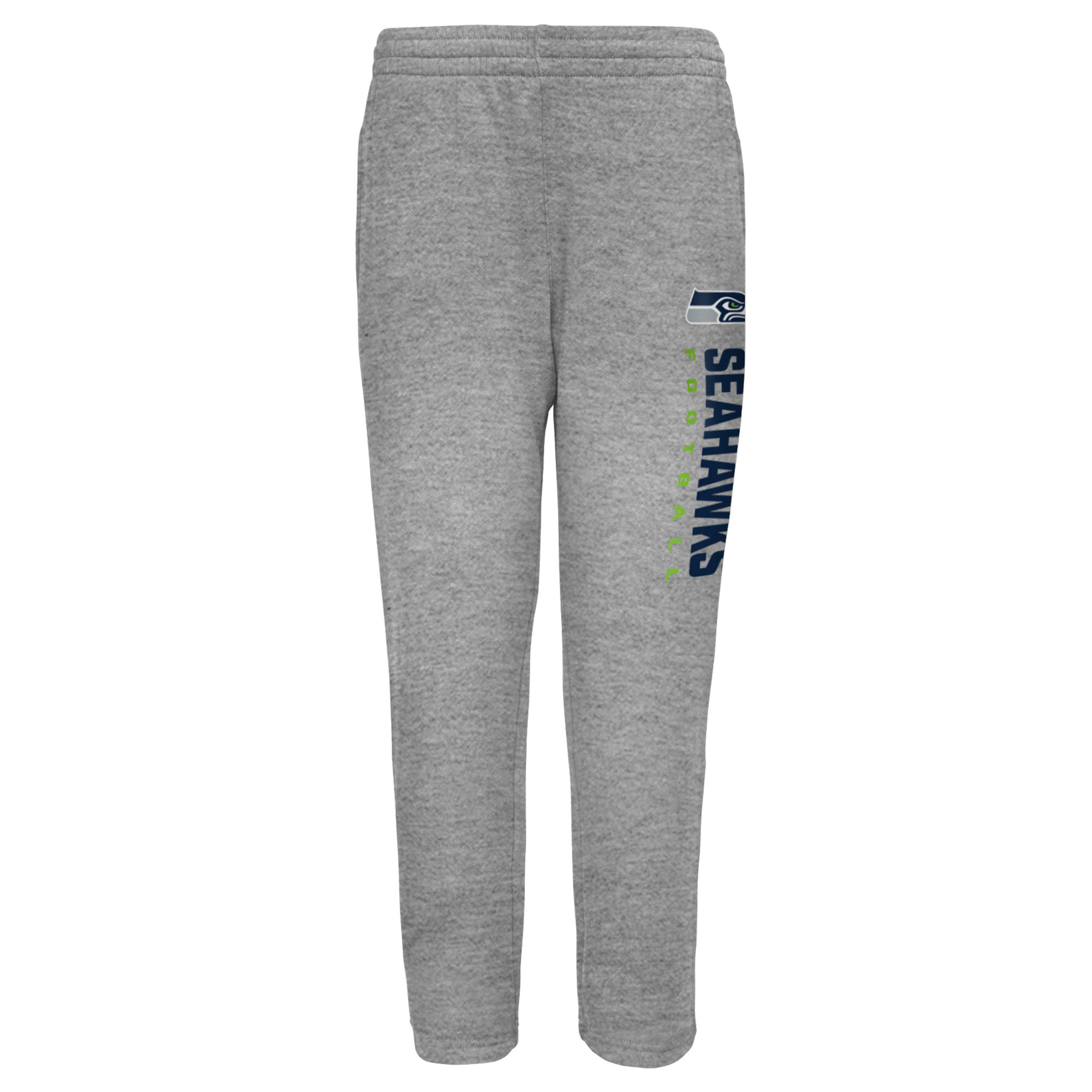 Seattle Seahawks Outerstuff Youth Run Hard Fleece Sweatpants - Heather Gray