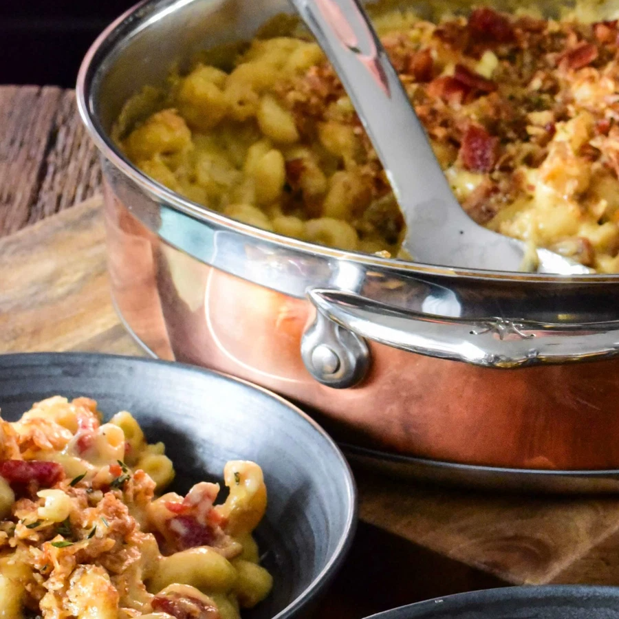IMG: Guinness Mac and Cheese - With Irish Whiskey Onions