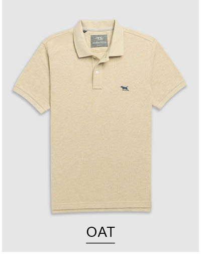 Shop Gunn Polo, Oat online and instore at Rodd & Gunn
