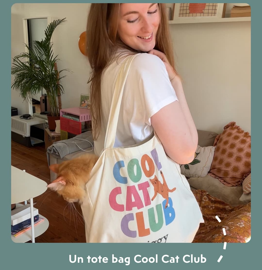 Un tote bag Cool Cat Club