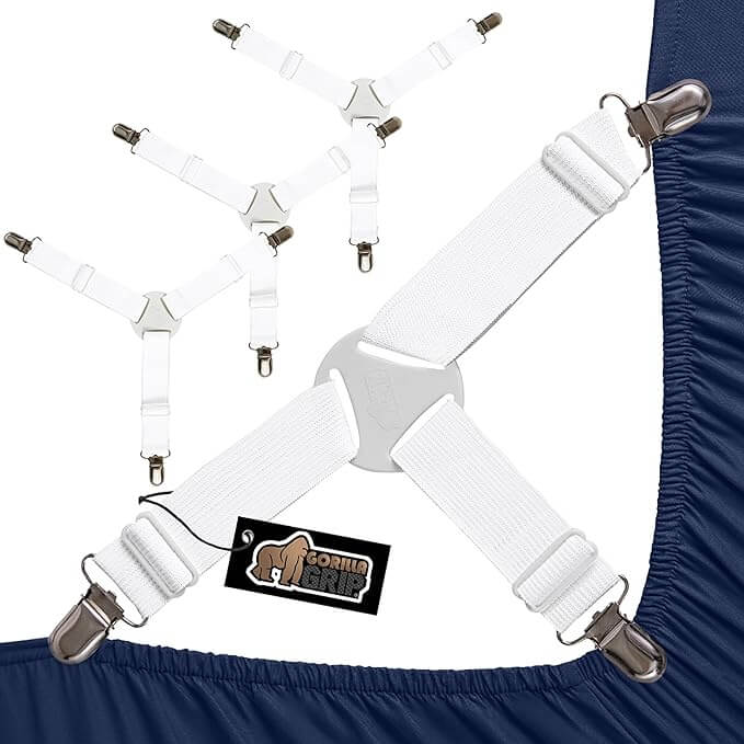 Gorilla Grip Bed Sheet Straps