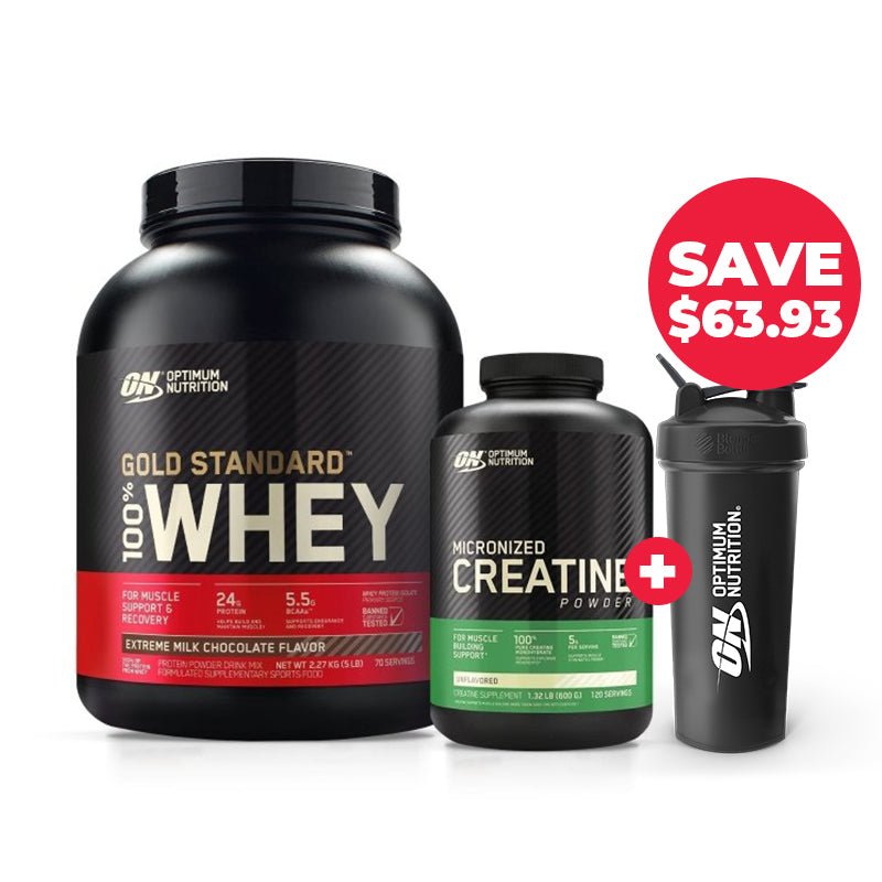Image of Optimum Nutrition Gold Standard Whey 5LB + Creatine 600g
