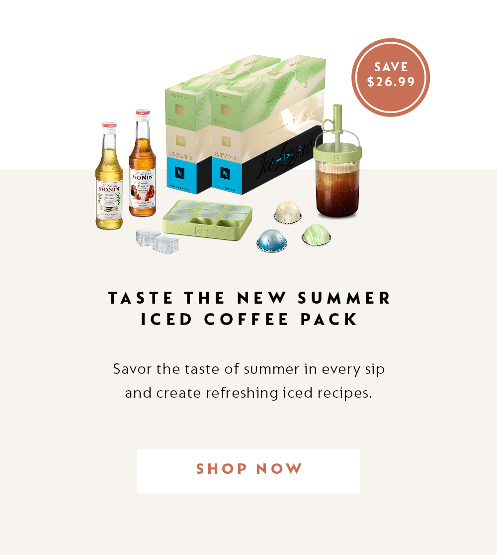 TASTE THE NEW SUMMER ICED COFFEE PACK - SHOP NOW