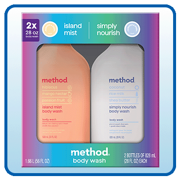 Method Body Wash, 28 fl oz, 2-Pack