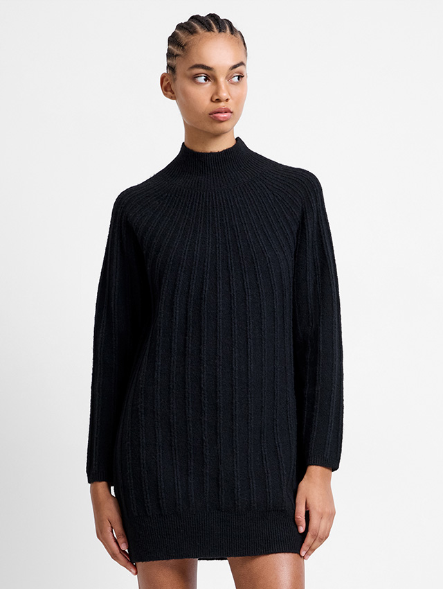 Kezia Recycled Mock Rib Knitted Dress