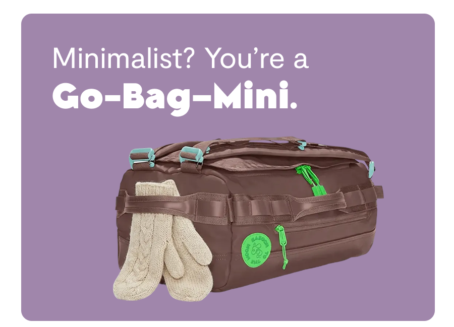 pack for the slopes with go-bags