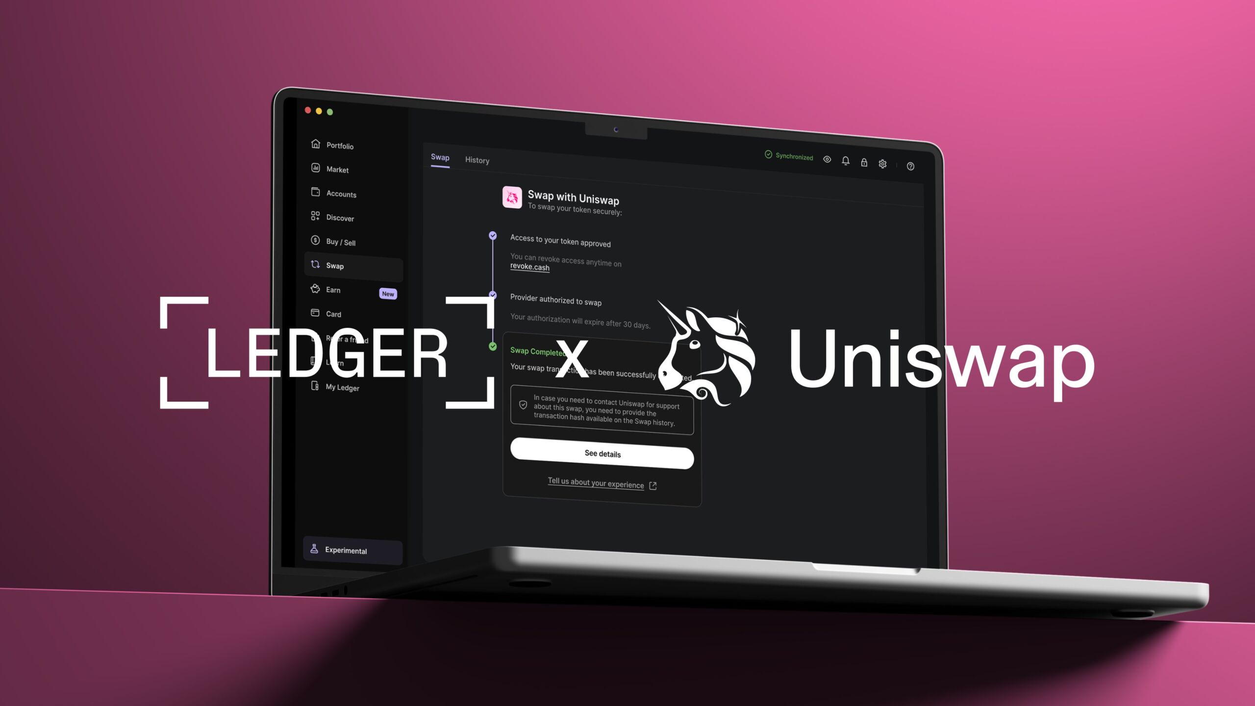 Swap Gasless with UniswapX on Ledger Wallet