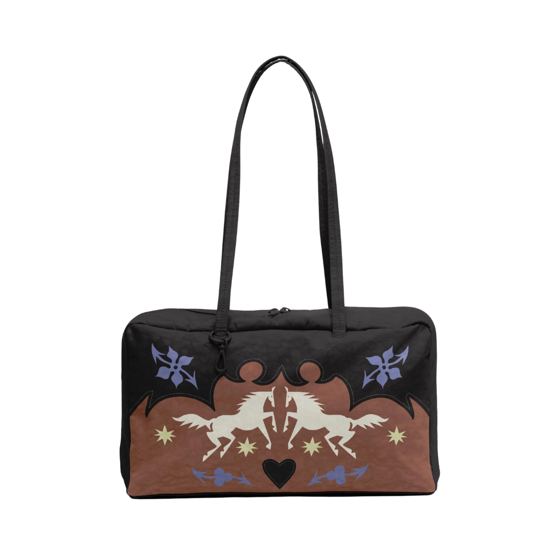 Image of Medium Nylon Bowler Bag