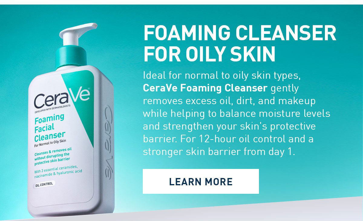 FOAMING CLEANSER FOR OILY SKIN