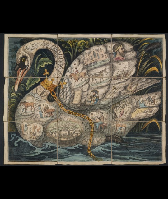 The Noble Game of the Swan board game.