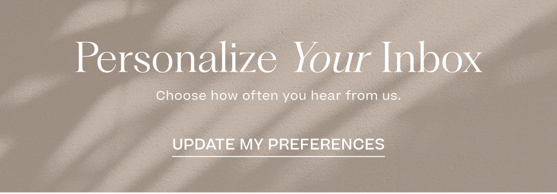 Update my preferences