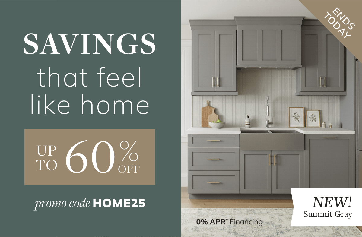 Savings that Feel Like Home: Save Up to 60% off. Code: HOME25
