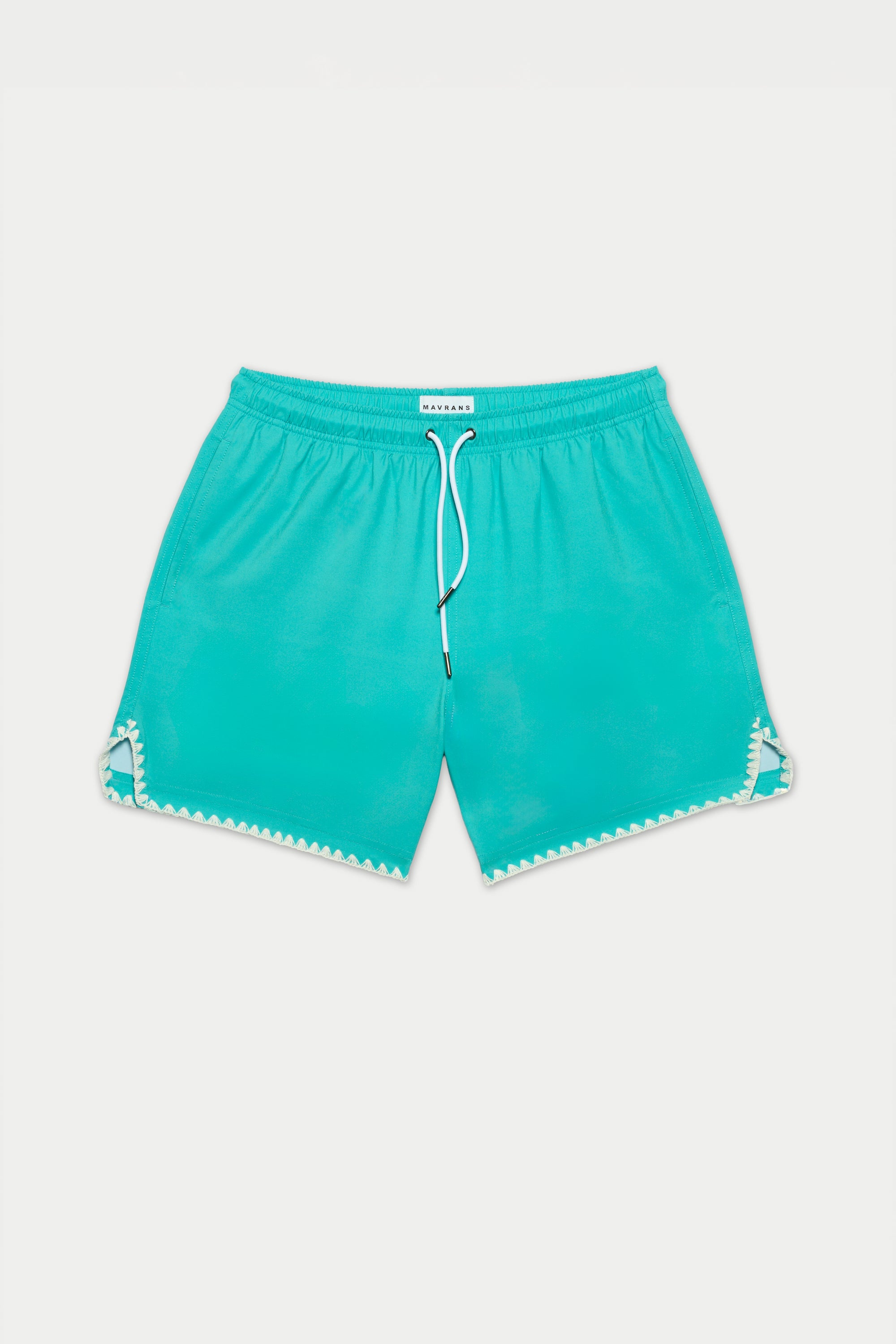 Image of TEAL STITCH SWIM SHORT