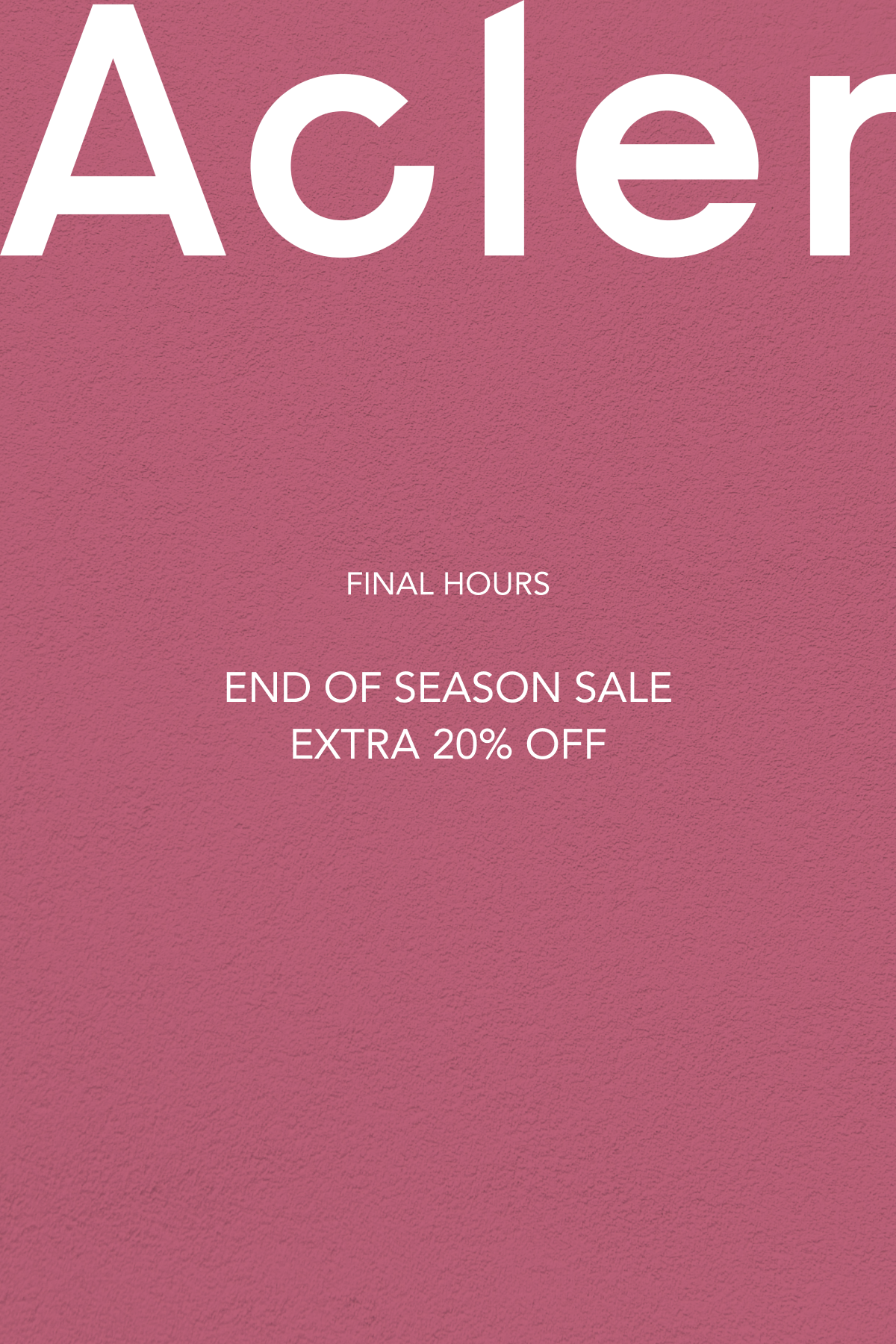 Acler Seasonal Sale