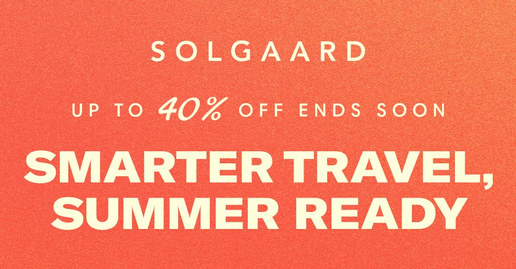 Sale Ends Soon: Save up to 40% sitewide + FREE shipping: Smarter Travel, Summer Ready