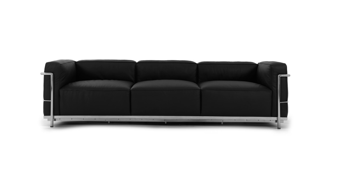 Image of Le Corbusier 3 Style Sofa