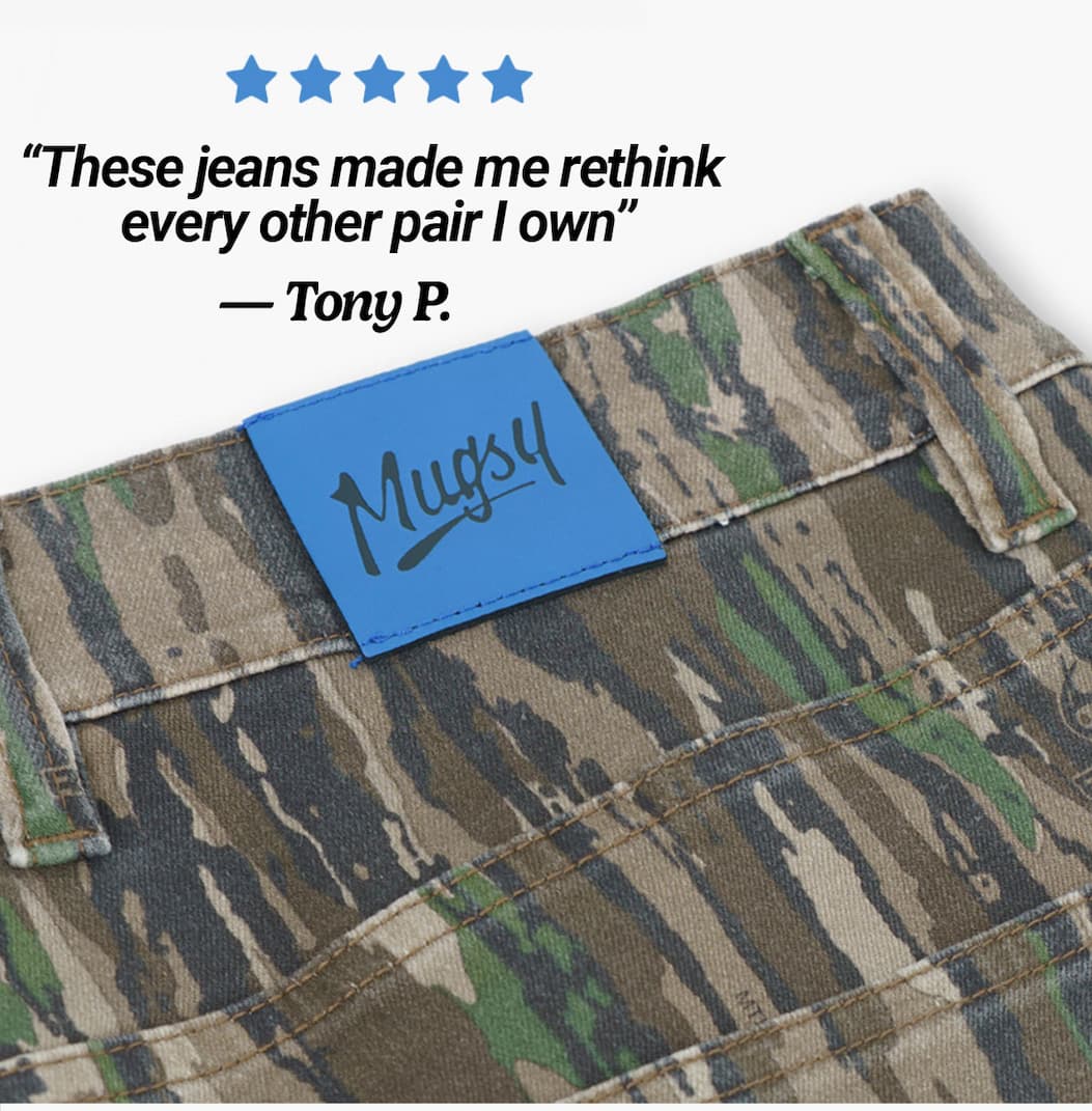 5 Stars. "These jeans made me rethink every other pair I own" -Tony P.