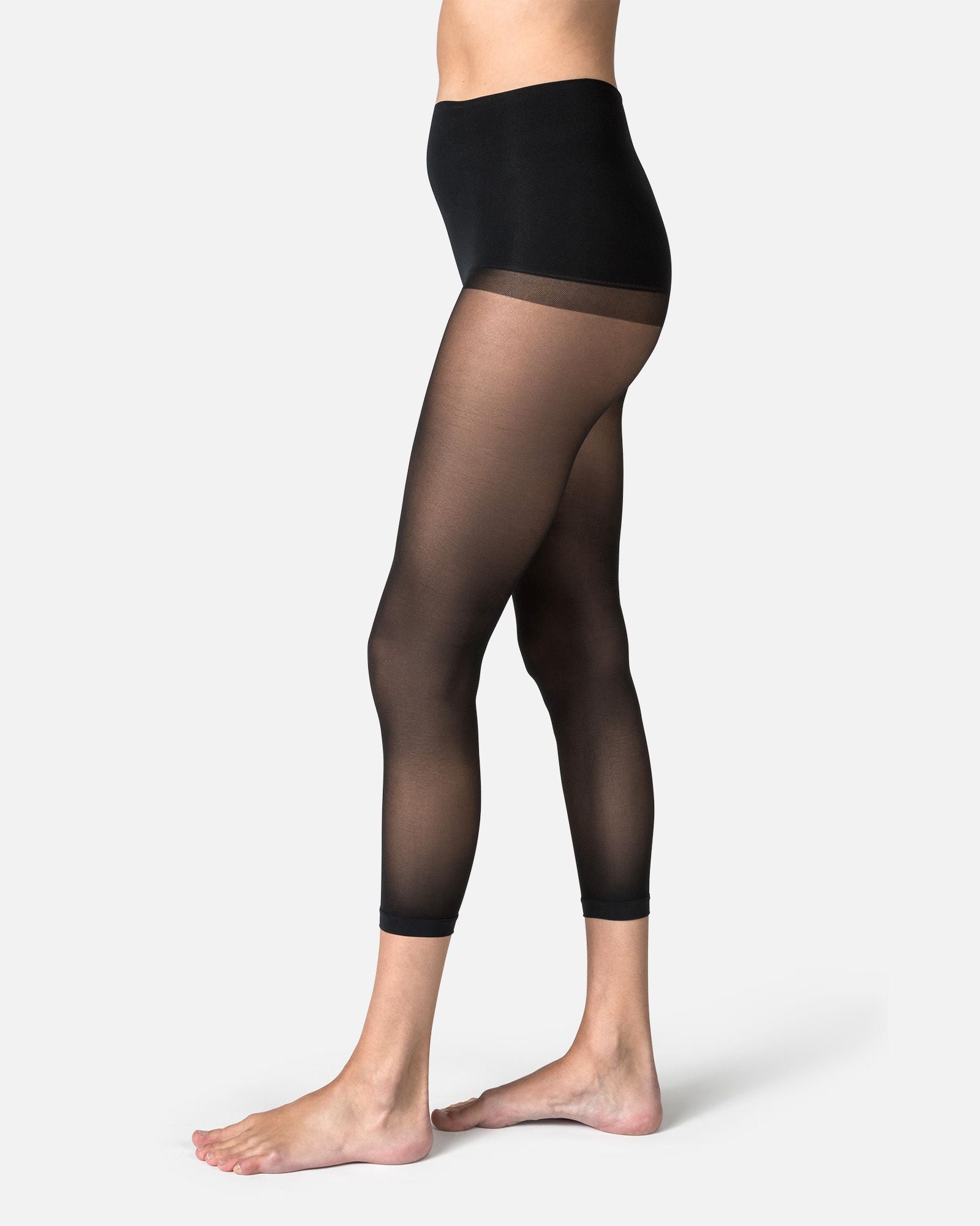 Malva Cropped Leggings Black