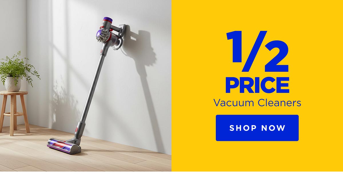 1/2 Price Vacuum Cleaners