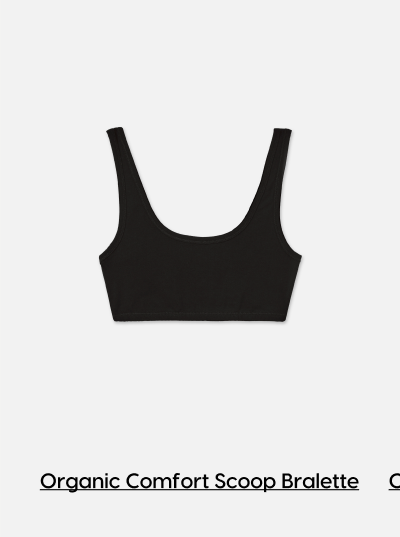 Organic Comfort Scoop Bralette