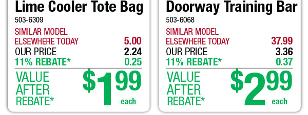 Total Upper Body Doorway Training Bar - ONLY $2.99 After Rebate*!