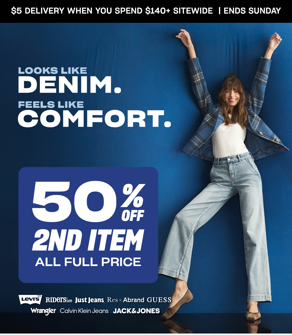 50% off 2nd item. All full price