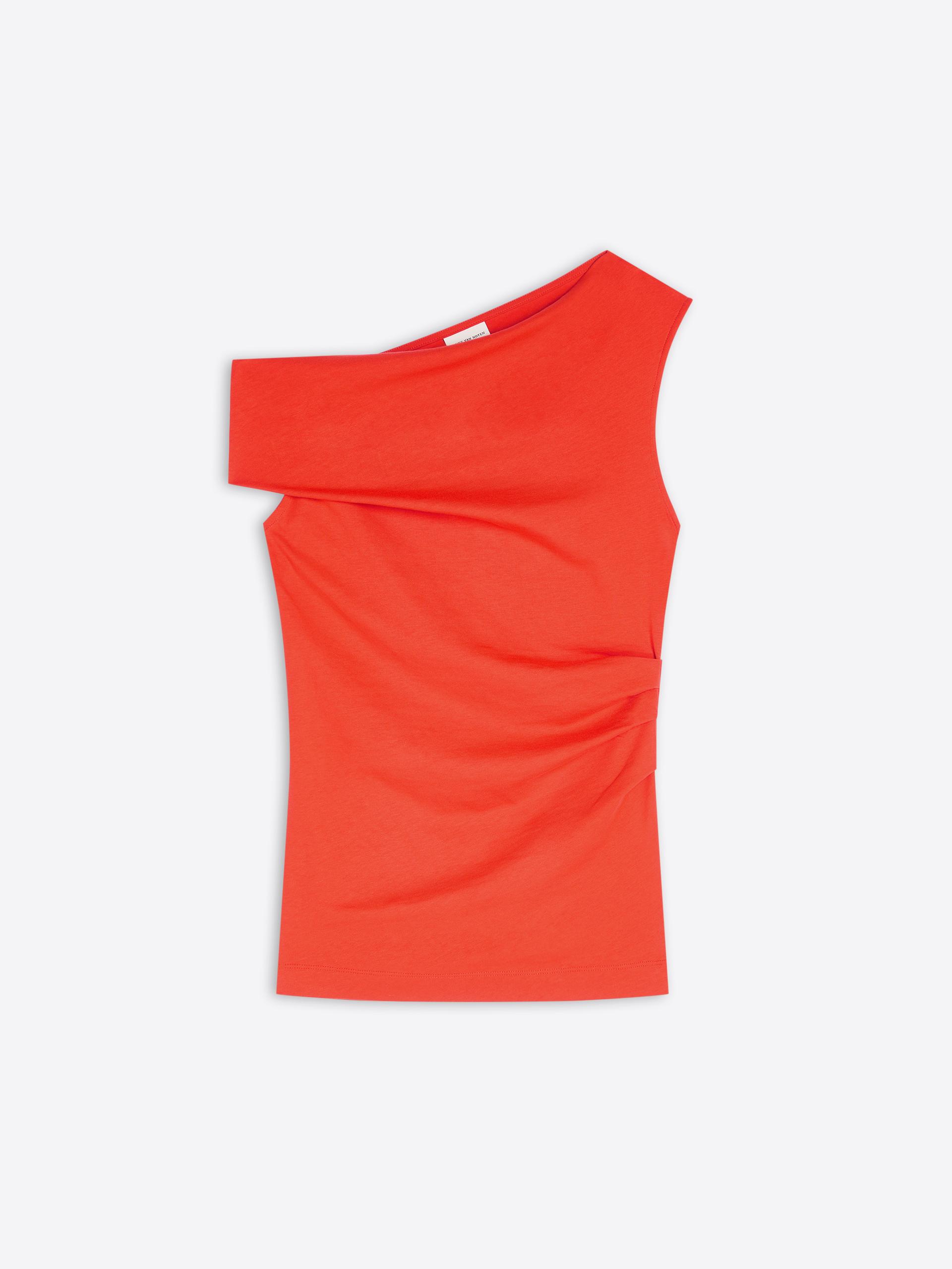 Off-shoulder jersey top - Dries Van Noten