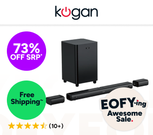 Kogan 7.1.4 Channel Dolby Atmos Soundbar with Detachable Surround Speakers Product Image