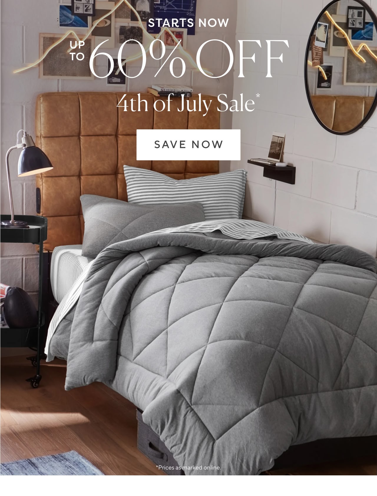 Up to 60% off 4th of july sale