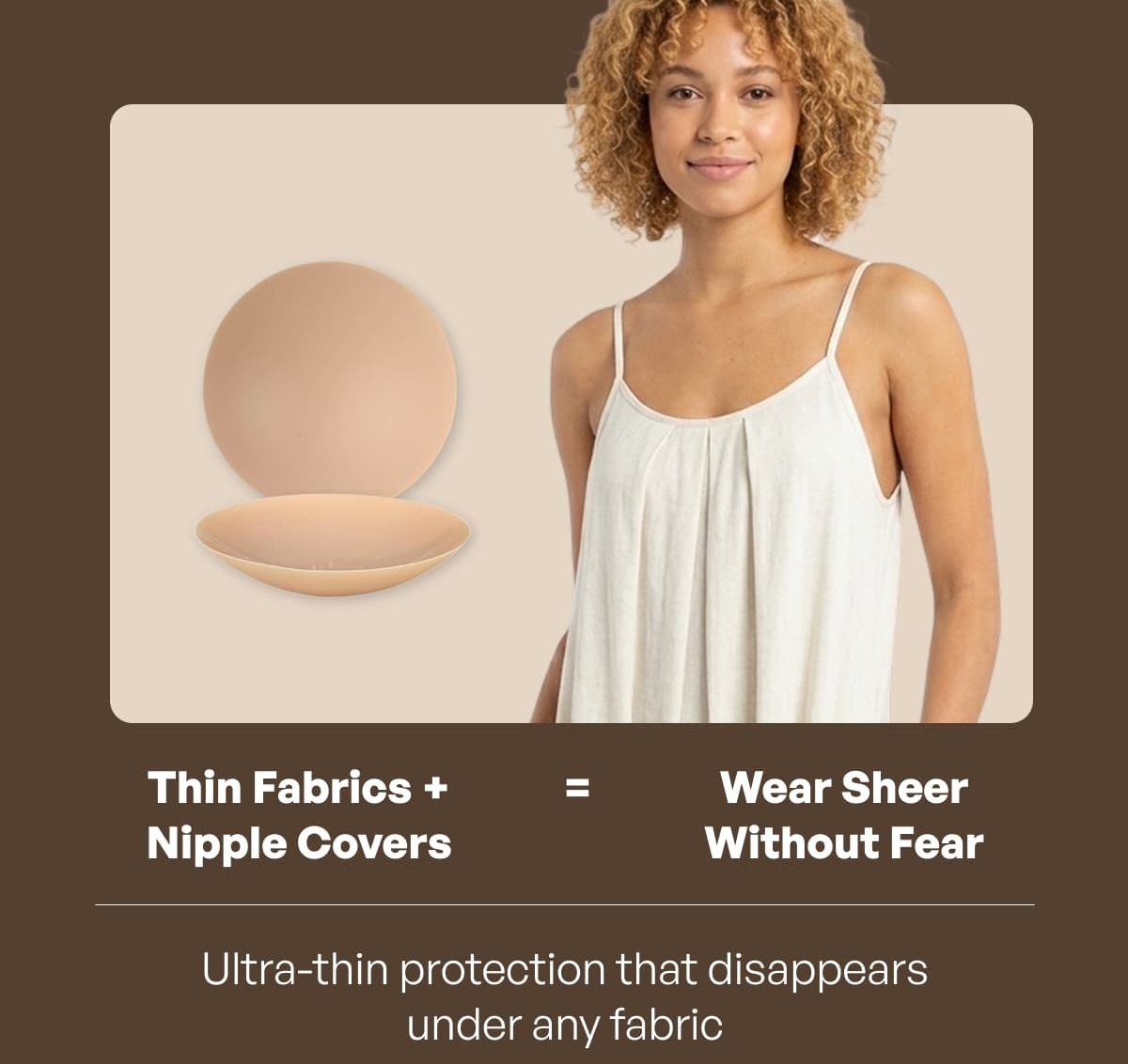Thin Fabrics + Nipple Covers = Wear Sheer Without Fear